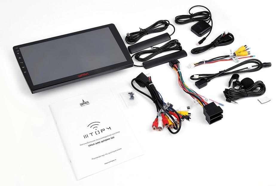 Автомагнитола Ural АМС ШТОРМ 102 2DIN 4x72Вт v5.0 4000Mb Android 12 10.1" WiFi 2.5 (УРАЛ АМС ШТОРМ 102) фото 6