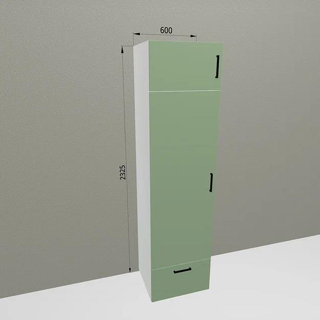 Шкаф распашной Sanvut 600х500х2325 мм арт. Ш639ЯБ с ящиком ОПТ фото 10