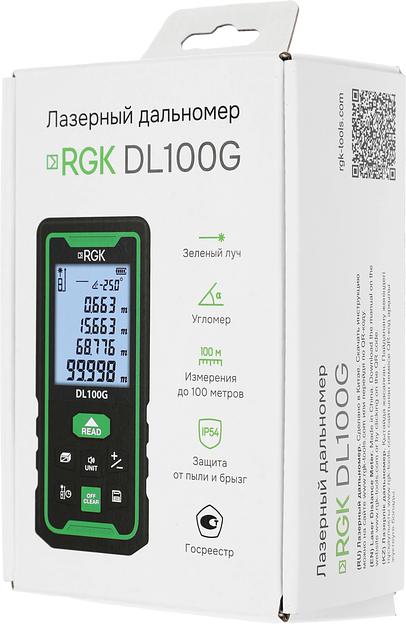 Лазерный дальномер RGK DL100G фото 9