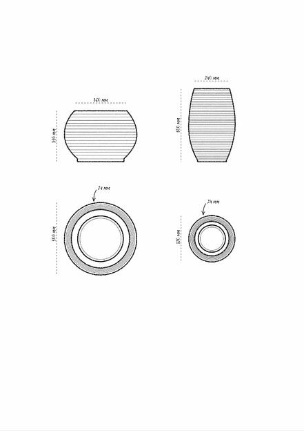 Цветочный вазон СтаркБет «Датура средняя» 9 л ОПТ фото 2