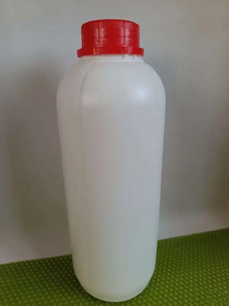 Бутылка белая ПНД 1000 мл с мерной полосой, горло 38 фото 3