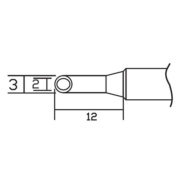Аксессуары для пайки Atten Жало со встроенным нагревателем, T130-3.0CM фото 2