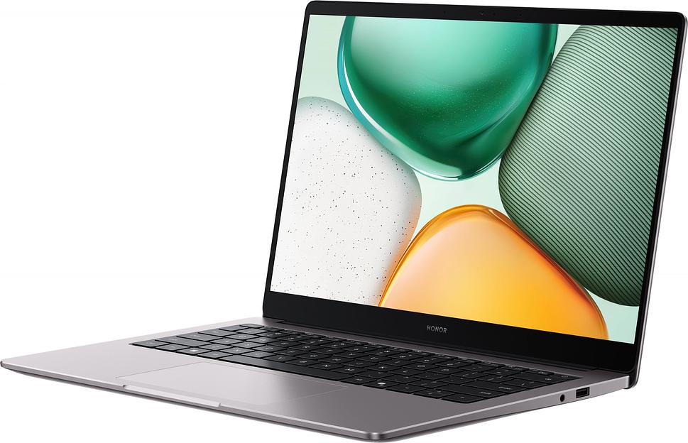 Ноутбук Honor MagicBook X14 GDG-X Core i5 12450H 16Gb SSD512Gb Intel UHD Graphics 14" IPS FHD+ (1920x1200) Free DOS grey WiFi BT Cam (5301ALWU) фото 3