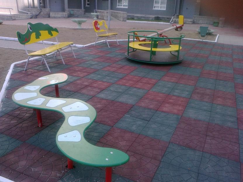 Плитка EcoStep «Паутинка» 350×350×20 мм фото 5