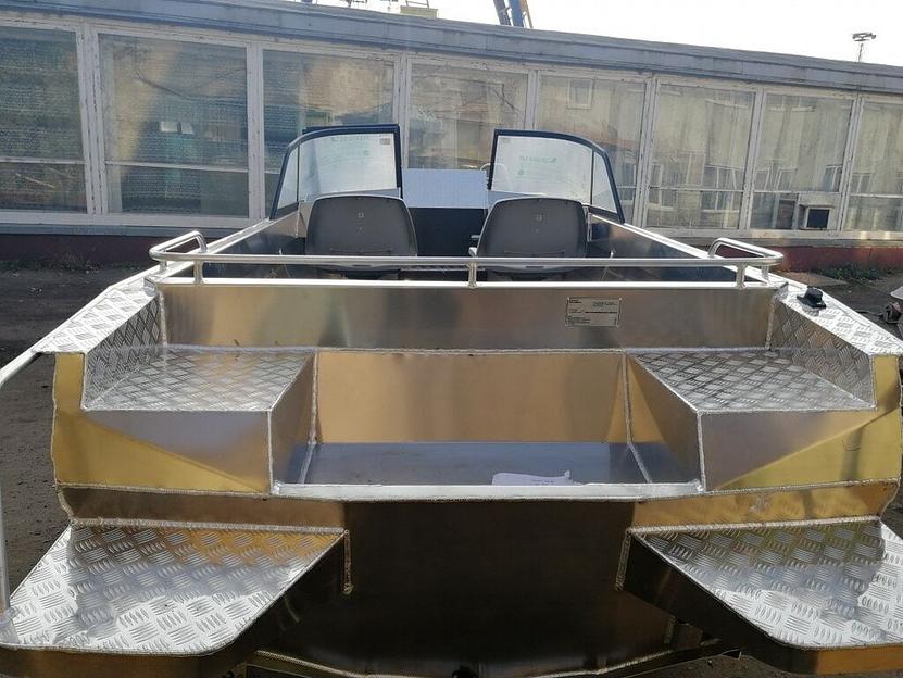 Алюминиевый катер Тактика 500 DC, 500*180*80 см фото 7