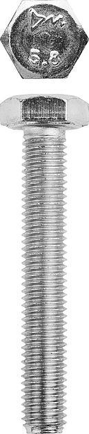 ЗУБР ГОСТ 7798-70, кл. пр. 5.8, M10 х 70 мм, цинк, 5 кг, болт (303080-10-070) фото 1