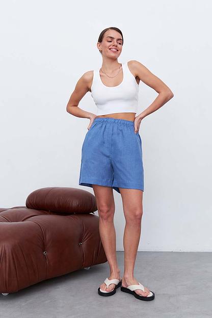 Шорты  SRT009_BLUE/Голубой  фото 1