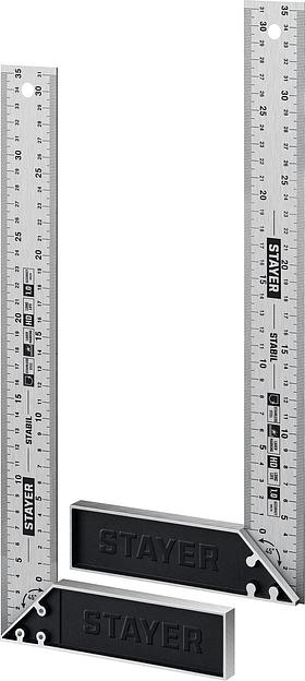 STAYER 350 мм, столярный угольник, Professional (3431-35) фото 2