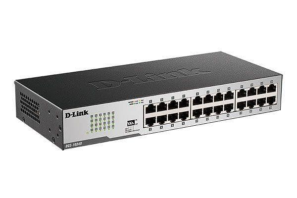 D-Link DGS-1024D/I2A Неуправляемый коммутатор с 24 портами 10/100/1000Base-T и функцией энергосбережения фото 1