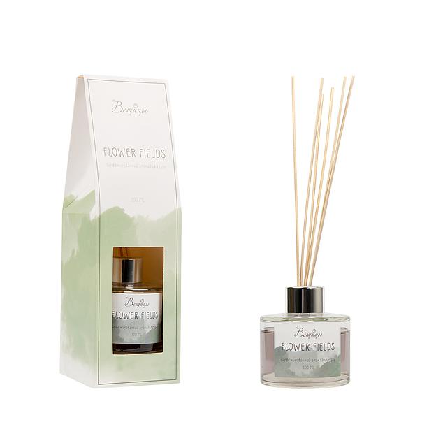 Парфюмированный аромадиффузор FLOWER FIELDS, 100 мл., Д75 Ш75 В250 фото 1