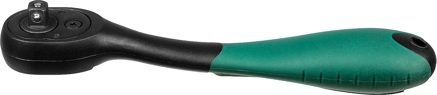 KRAFTOOL 1/4″, 72 зубца, пластиковое покрытие, трещотка для торцовых головок (27796-1/4) фото 3