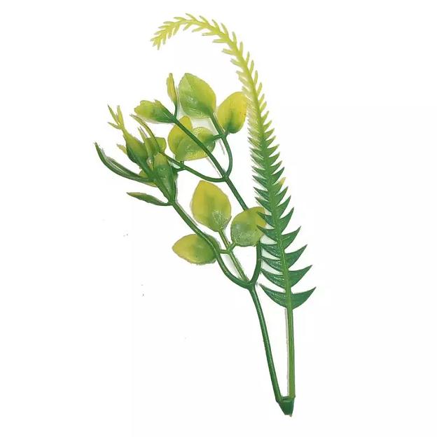 Добавка на ветку сквозняк двойная с листиками и колючкой 15см 648шт/кг фото 2