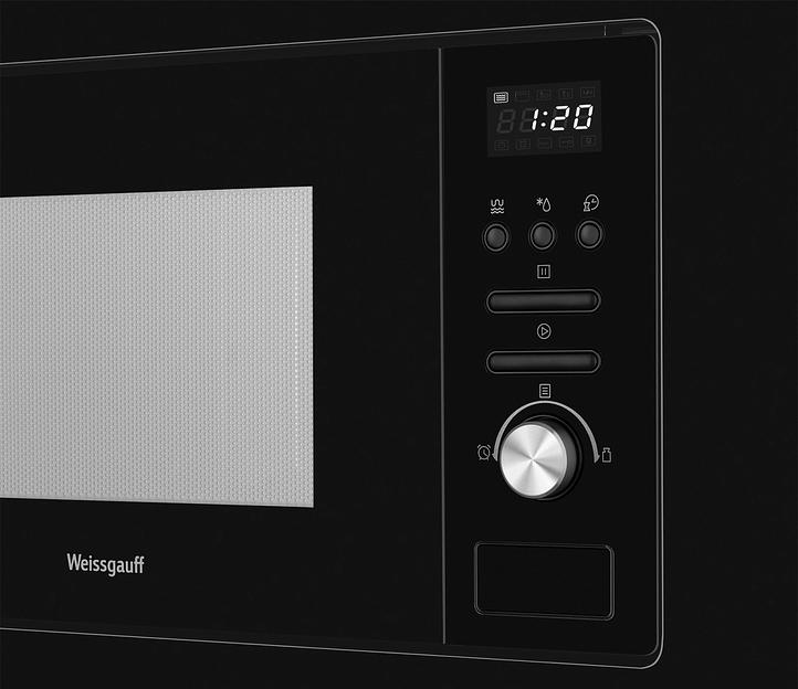 Микроволновая печь Weissgauff BMWO-207 Grill 20л. 800Вт черный/нержавеющая сталь (встраиваемая) фото 8