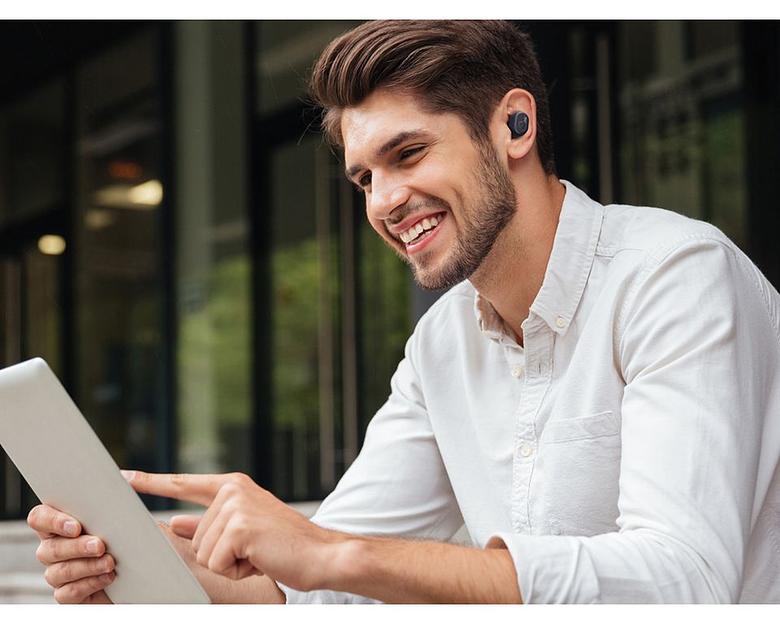 TWS Наушники JVC HA-A11T-AN-E. Цвет: Синий фото 4