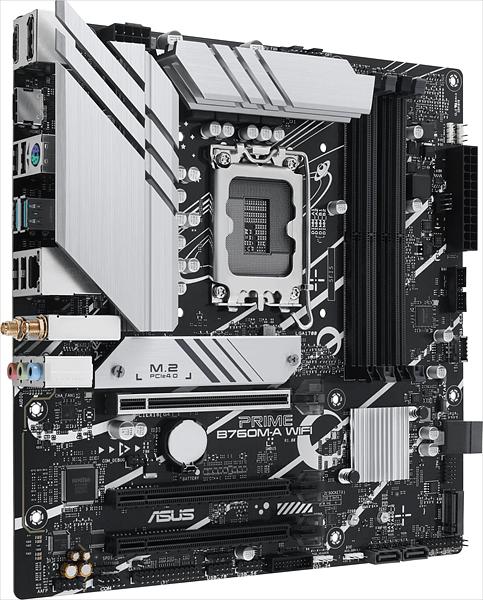 Материнская плата ASUS PRIME B760M-A WIFI, LGA1700, B760, 4*DDR5, HDMI+DP, 4xSATA3 + RAID, M2, Audio, Gb LAN, USB 3.2, USB 2.0, mATX; 90MB1EL0-M0EAY0 (PRIME B760M-A WIFI) фото 2