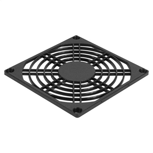 Exegate EX295270RUS Решетка для вентилятора 90x90 ExeGate EG-090PSB (90x90 мм, пластиковая, квадратная, черная) фото 1