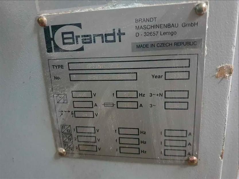 Кромкооблицовочный станок Brandt «Optimat KD 56» пятиоперационный фото 7