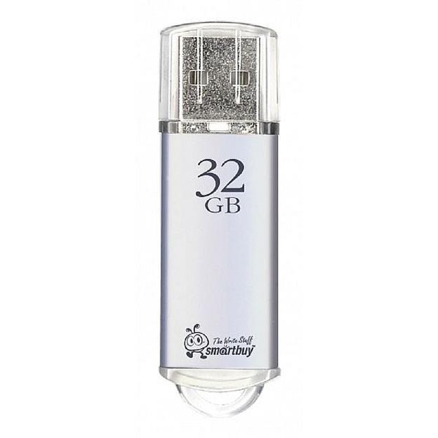 Smartbuy USB Drive 32Gb V-Cut series Silver SB32GBVC-S фото 1