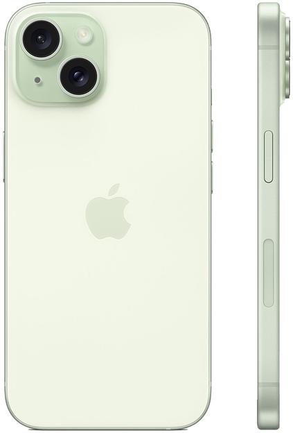 Смартфон Apple A3090 iPhone 15 128Gb салатовый моноблок 3G 4G 1Sim 6.1" iOS 17 802.11 a/b/g/n/ac/ax NFC GPS фото 2