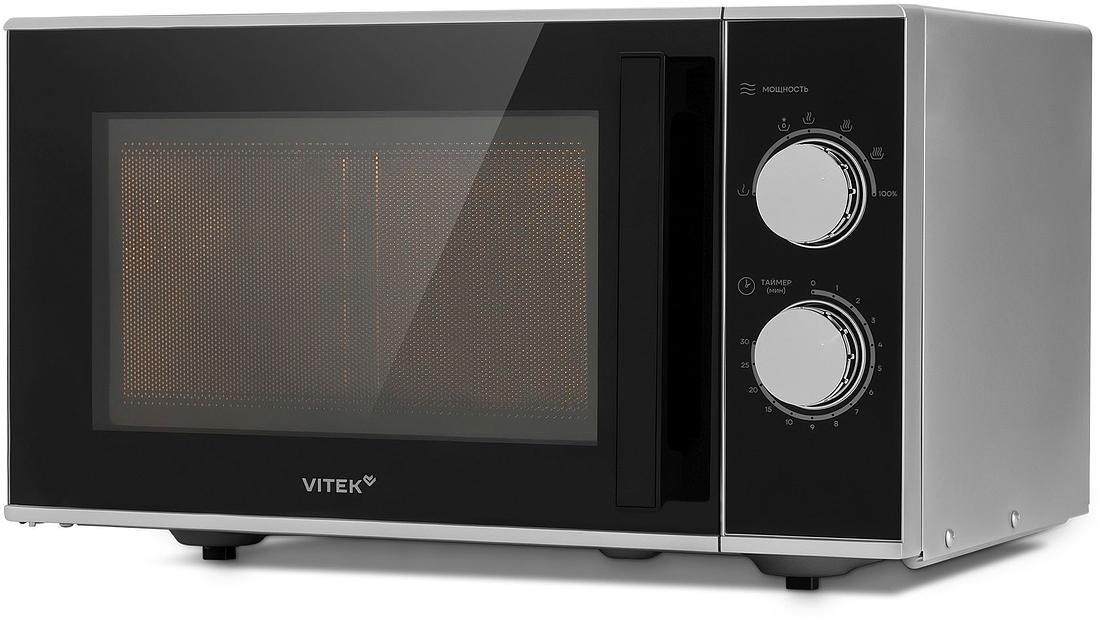 Микроволновая Печь Vitek VT-MW0823 23л. 900Вт серебристый/черный фото 1