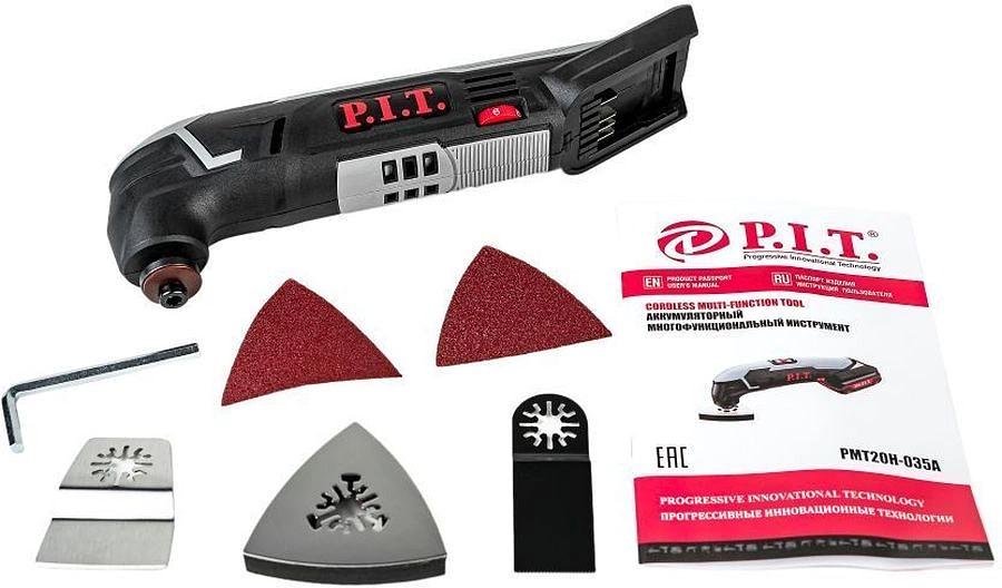 Многофункциональный инструмент P.I.T. PMT20H-035A SOLO черный/серый фото 1