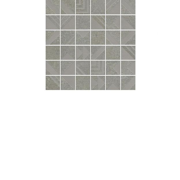 Напольный декор Kerama Marazzi Про Нордик мозаичный светло-серый фото 1