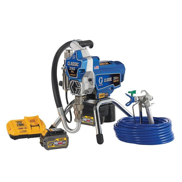 Беспроводной распылитель безвоздушного распыления Classic 390 PC, стойка, 230В, CE фото 1