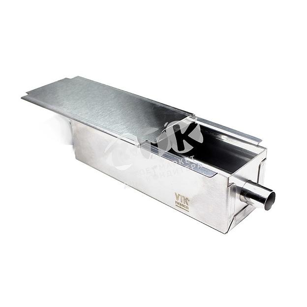 Форма для кекса с трубкой и крышкой 160x80x60 мм нержавеющая сталь фото 2