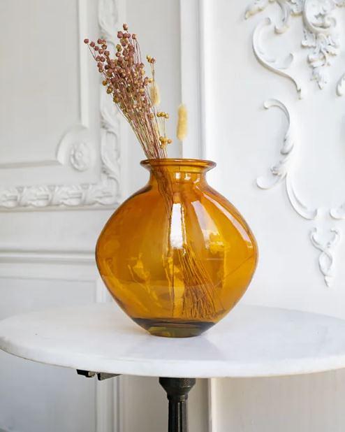 Ваза Neon San Miguel, 26 см, желтый, опт фото 1