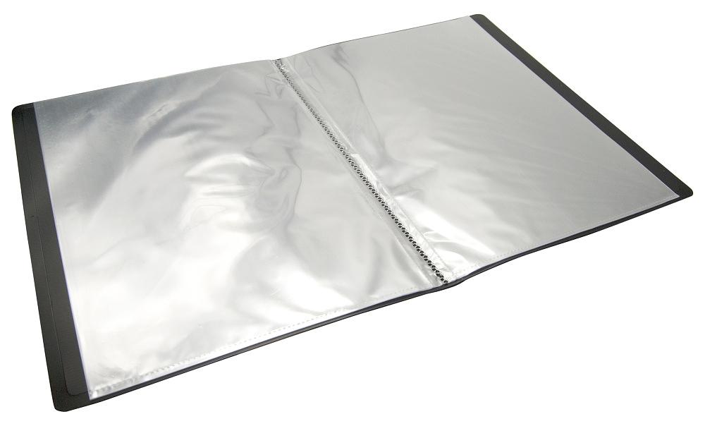 Папка с 10 прозр.вклад. Бюрократ DeLuxe DLV10BBERRY A4 пластик 0.7мм черничный фото 2