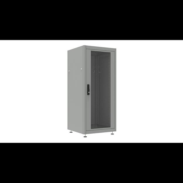 Шкаф телекоммуникационный напольный 27U 600x600мм, серия TFC (SNR-TFC-276060-GN-G) фото 1