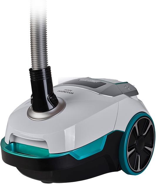 Пылесос Hyundai HYV-B4050 800Вт белый/бирюзовый (в компл.:1мешок) фото 9