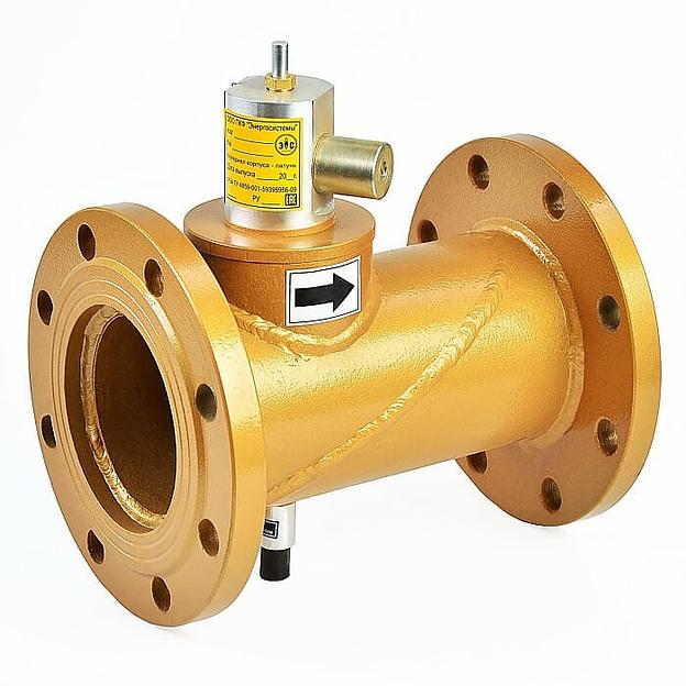 КЗГЭМ 150 Клапан газовый запорный электромагнитный фланцевый фото 1