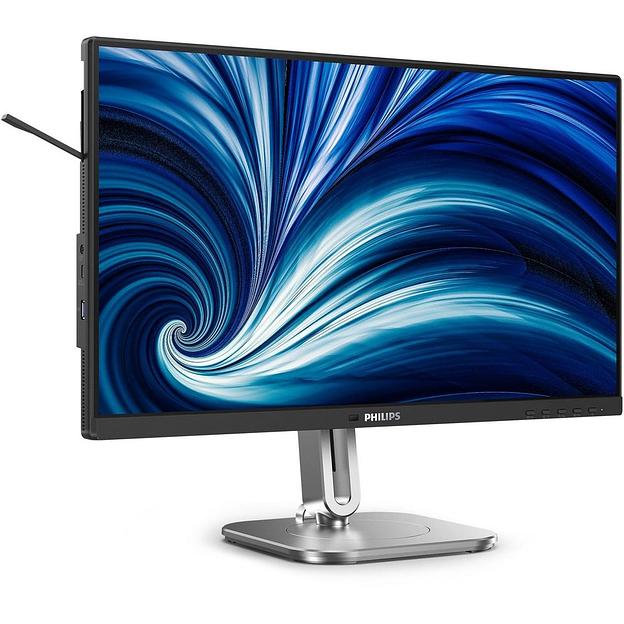 МОНИТОР 23.8" PHILIPS 24B2N4200/00 Black с поворотом экрана (IPS, 1920x1080, 120Hz, 4 ms, 178°/178°, 300 cd/m, 1500:1) фото 2