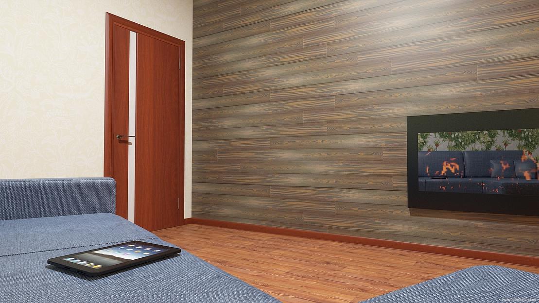 Доменика, деревянные панели для стен Санти, рустик, масло 2 цв., лиственница фото 1