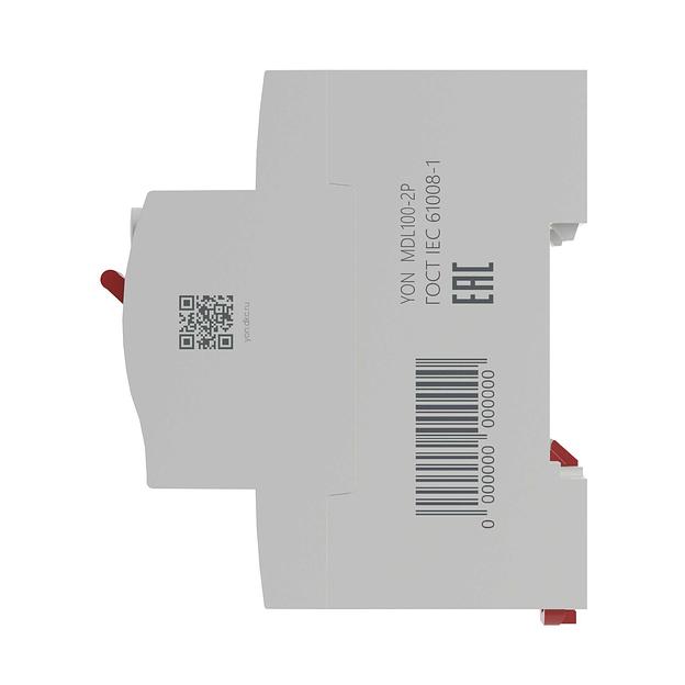 Выключатель дифференциального тока 2п 63A 30мА MDL100-2P2-63-AC АС фото 3