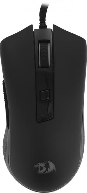 Мышь проводная Redragon Cypher 72075, черный, 12800 dpi, USB, кнопки - 7 фото 5