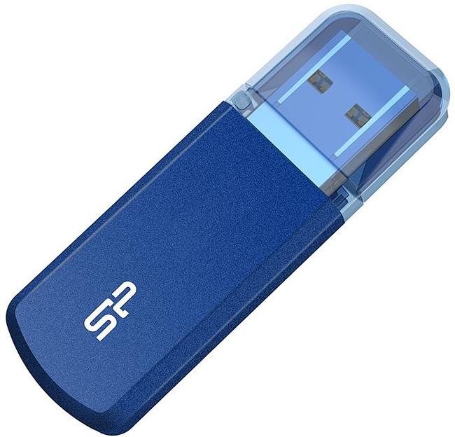 Флеш Диск Silicon Power 16GB Power Helios SP016GBUF3202V1B USB3.0 синий фото 2