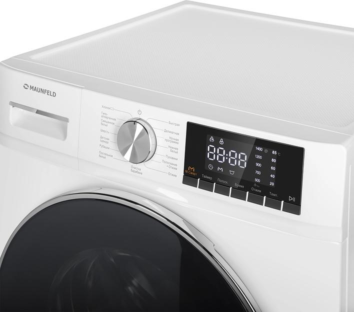 Стиральная машина Maunfeld MFWM127IWH02 класс: A+++ загр.вертикальная макс.:7кг белый фото 10