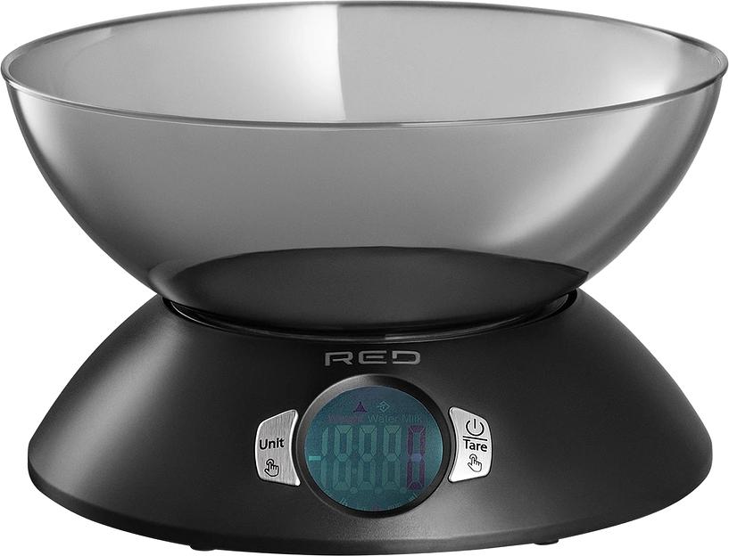 Весы кухонные электронные Red Solution S734 макс.вес:5кг черный фото 1