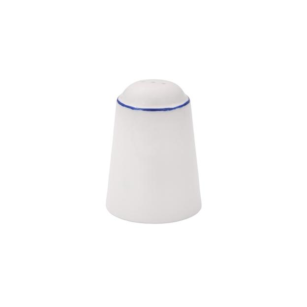 Солонка h=70 мм. Ретро синий край, форма Банкет /1/24/ фото 1