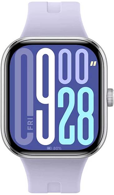 Смарт-часы Xiaomi Redmi Watch 5 2.07" AMOLED корп.серебристый рем.фиолетовый разм.брасл.:135-205мм (BHR9388GL) фото 2