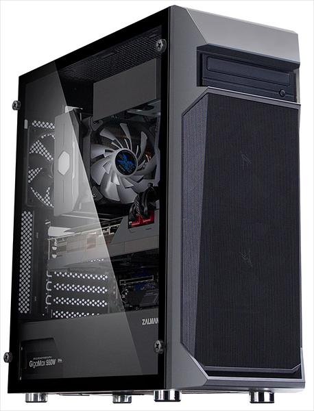 Корпус ZALMAN Z1 PLUS, ATX, BLACK, WINDOW, 1x5.25", 2x3.5", 3x2.5", 1xUSB2.0, 2xUSB3.0, FRONT 2x120mm, REAR 1x120mm (Z1 PLUS) фото 4