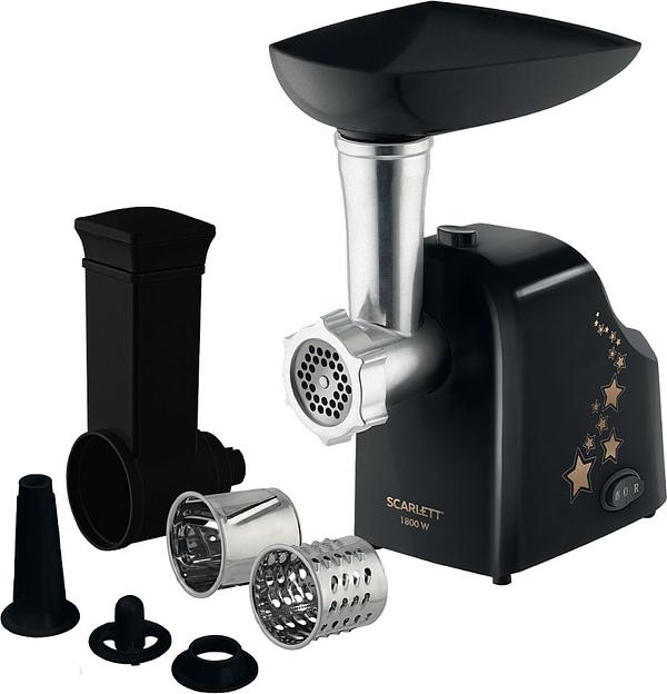 Мясорубка Scarlett Золотая коллекция SC-MG45M30, черный фото 1