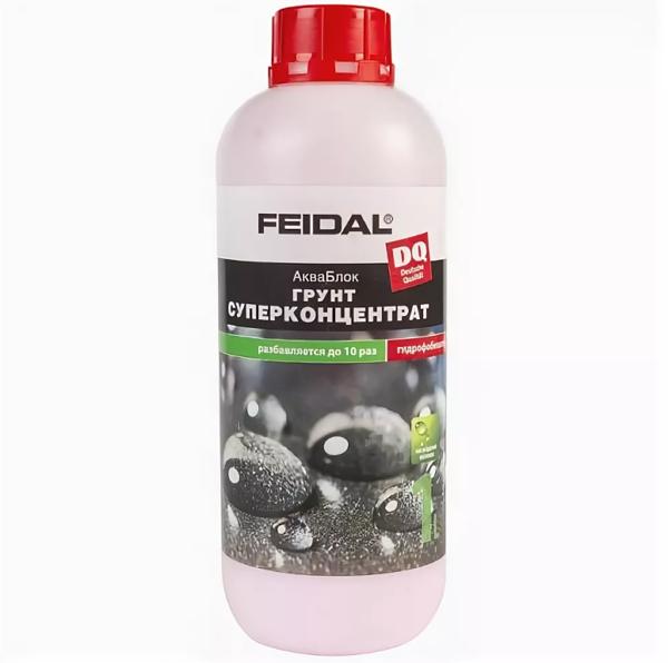 Гидрофобизатор-суперконцентрат грунтовка FEIDAL АКВАБЛОК фото 2