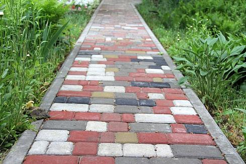 Тротуарный цветной бордюр 1000х200х80 мм, Опт фото 2