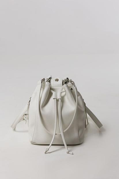 Рюкзак женский кожаный белый опт фото 5