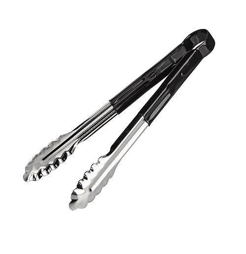 Щипцы универсальные 40 см. нерж. черная ручка MGsteel /1/120/ фото 1