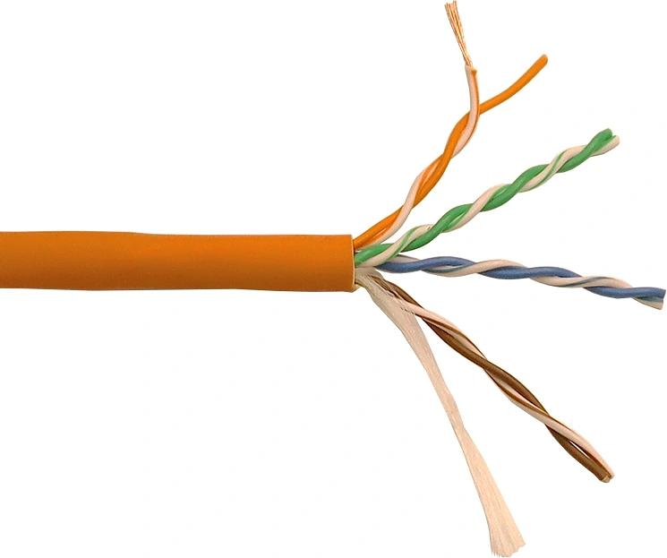 Кабель патч-кордовый utp, 4x2, кат 5e, 350mhz, lszh, оранжевый Кабель LANMASTER патч-кордовый UTP, 4x2, кат 5E, 350Mhz, LSZH, оранжевый, 305 м (LAN-5EUTP-PT-LSZH-OR) фото 2