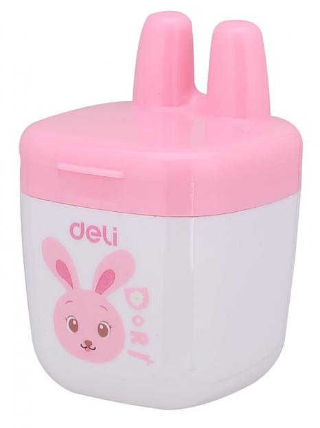 Точилка для карандашей ручная Deli ER01300 1 отверстие пластик ассорти дисплей фото 8